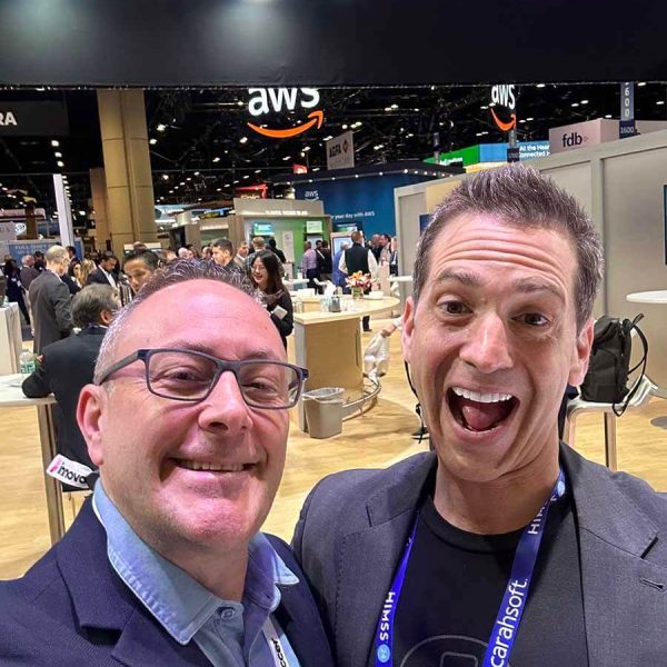 Chris and I on Himss floor