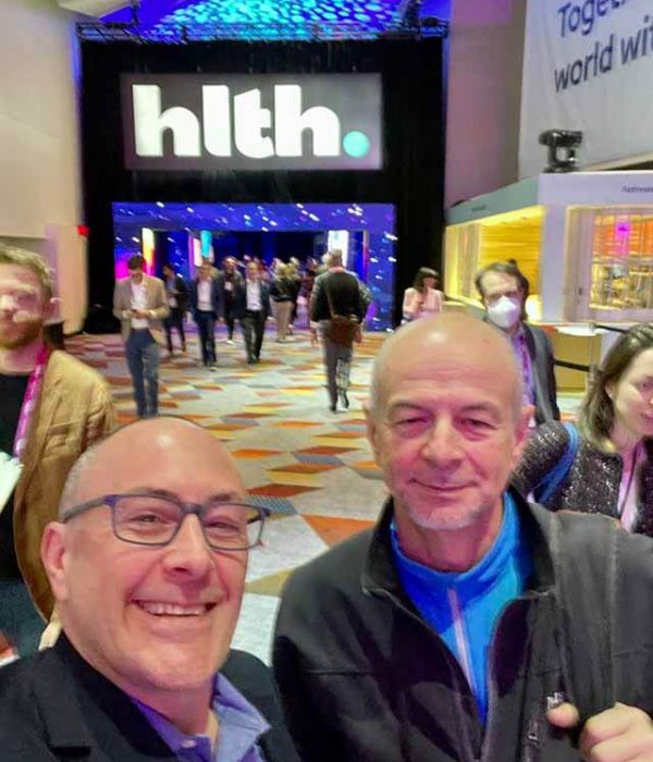 Toly and I HLTH with action in background